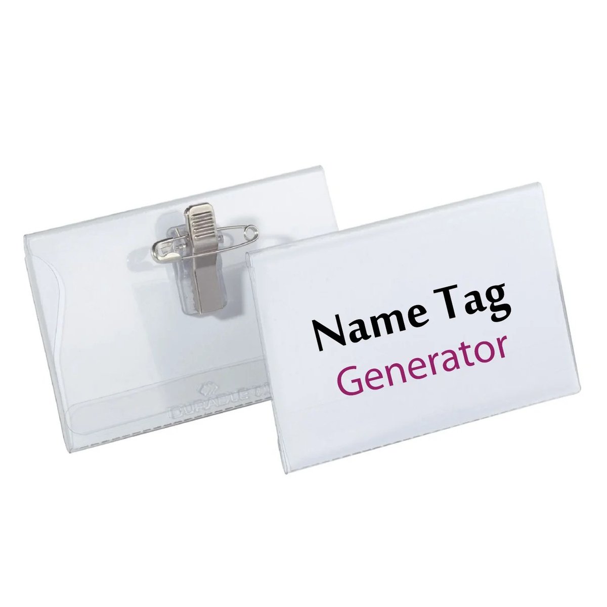 Name Tag Generator Creates Custom, Printable Badges Instantly with AI